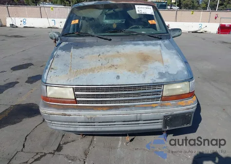 1992 Plymouth Grand Voyager Le from USA, damaged, VIN 1P4GH54R4NX252888